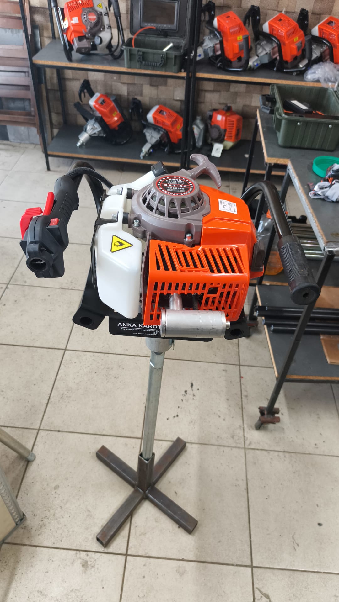 5,5 Redüktörlü El Karot Makinesi